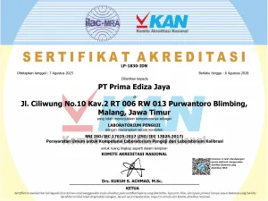 LP 1830 IDN 2023 page 0001 Sertifikat KAN 1
